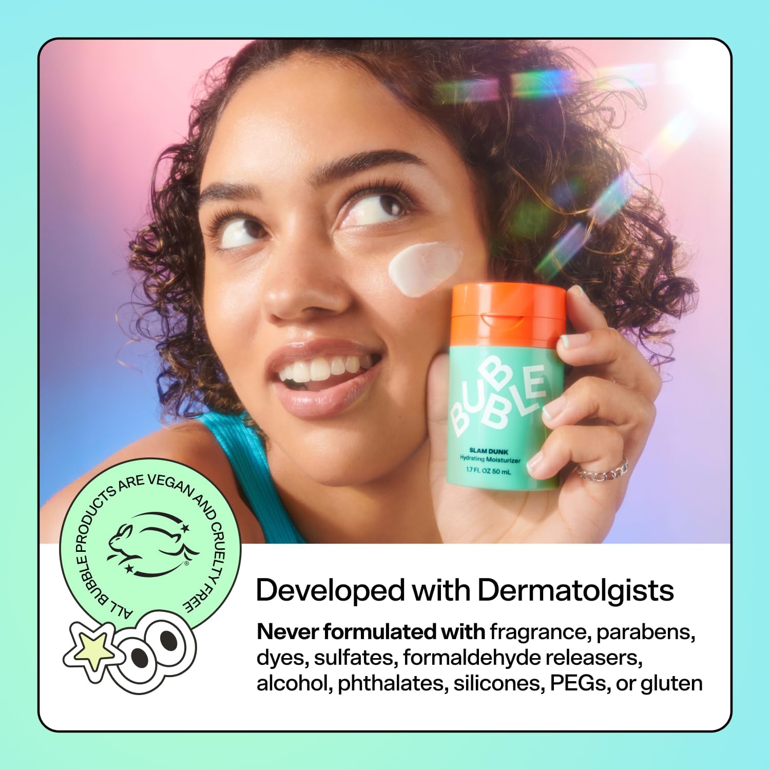 Bubble Skincare Bounce Back Balancing Toner Facial Mist - Willow Bark + Niacinamide for Texture and Radiance Reset - Sea Water Pore Minimizer Spray (55ml)