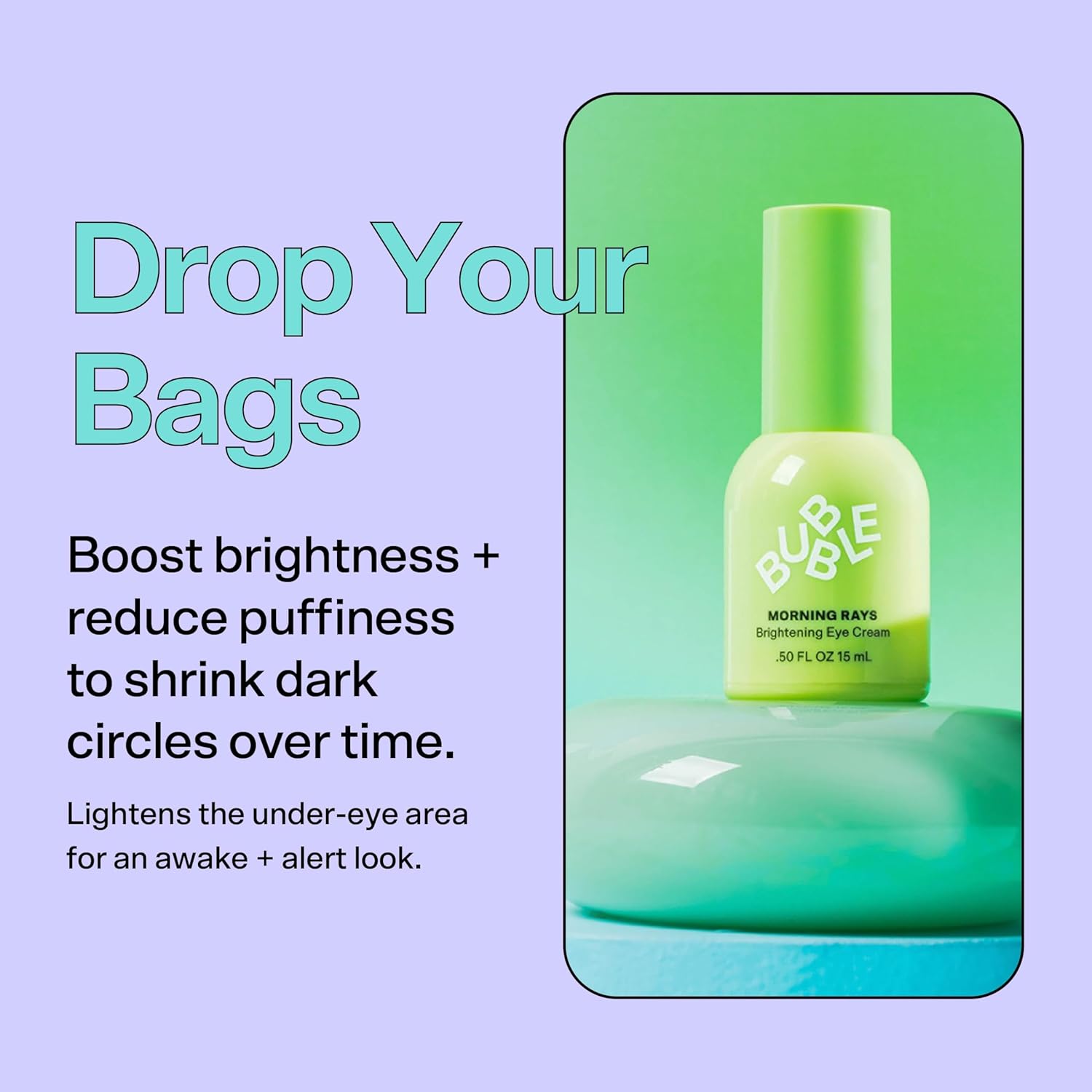 Bubble Skincare Morning Rays Brightening Eye Cream, Everyday Care - 15 ml